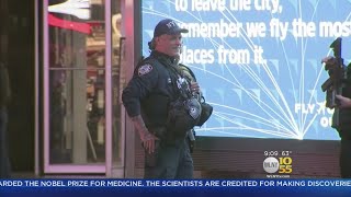 NYPD Increases Visibility In Wake Of Las Vegas Shooting