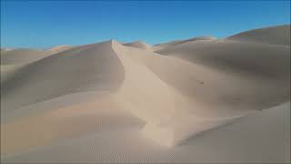 Imperial Sand Dunes on the California/Mexico border, from the air