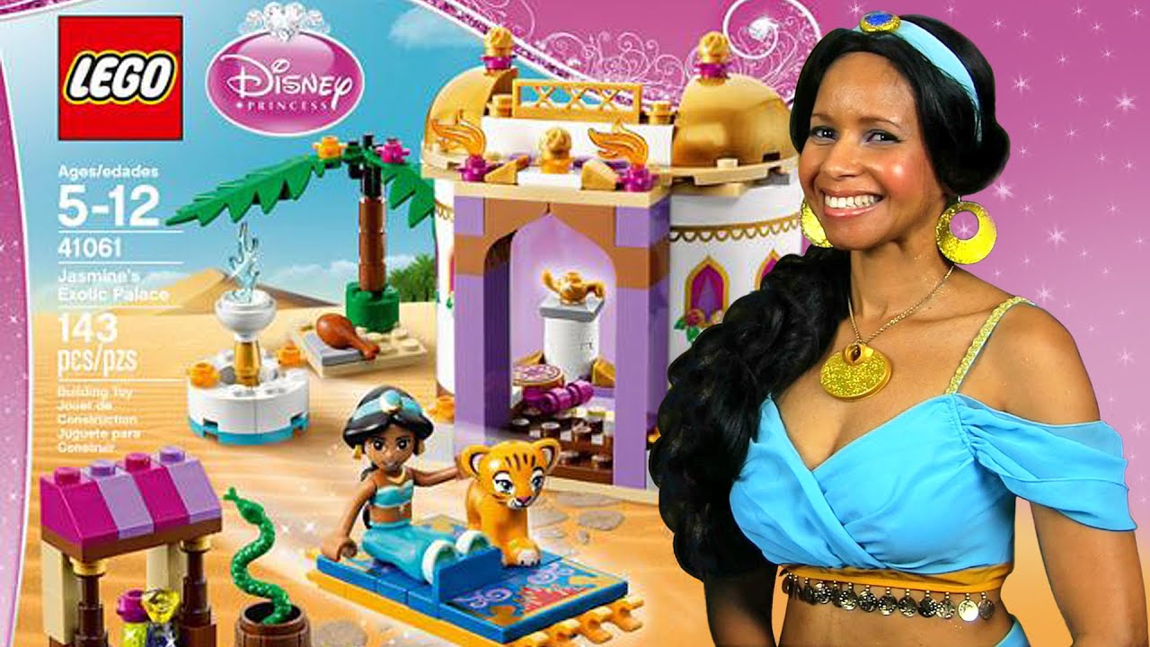 LEGO Disney Princess Aladdin Jasmine's Exotic Palace With Genie Dress ...