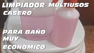 🌍LIMPIADOR Casero para BAÑO/muy  BARATO y EFICAZ❤️