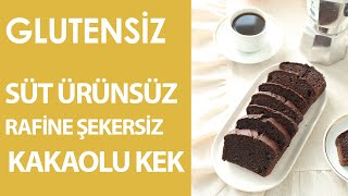 Glutensiz Rafine Şekersiz  Süt Ürünsüz KAKAOLU KEK ( SÜT Alerjisi olanlara ) /Nacizhanekareler