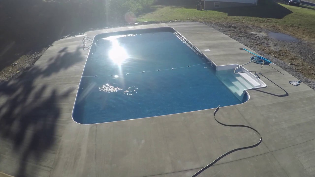 In Ground Pool Time Lapse Youtube