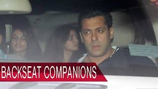 Salman Khan Spotted With Backseat Companions Sneha Ullal & Daisy Shah | Bollywood News