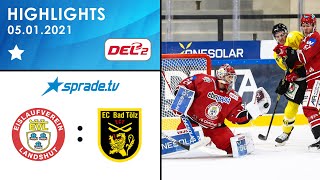 05.01.2021 - Highlights - EV Landshut vs. Tölzer Löwen