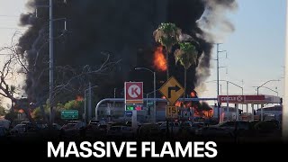 Massive fire burning in the Phoenix area