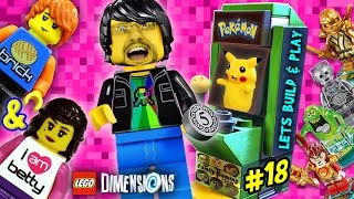 PIKACHU LEGO DIMENSIONS POKEMON Midway Arcade Fun! (Lets Build & Play LEGO Dimensions #18)