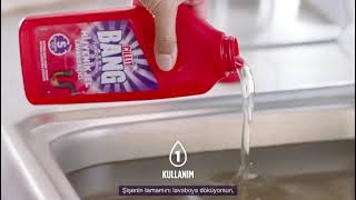 Yeni Cillit Bang Jel Lavabo Açıcı ile tıkalı giderleri Bang diye açın!