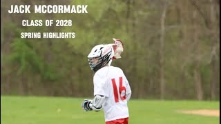 Jack McCormack | Class of 2028 | Spring Highlights