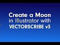 Draw a Moon Shape in Illustrator | VECTORSCRIBE v3