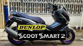 Ganti ban Nmax pakai Dunlop scoot smart 2 #dunlopscootsmart2 #dunlop