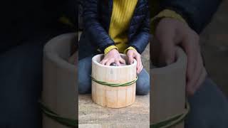 Girl Handmade Bamboo Rice Cooker, Beautiful And Practical | Linguoer