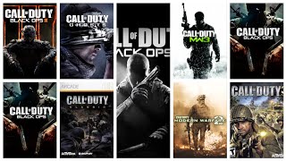 جميع اجزاء call of duty  التي يمكن تحميلها على البلايستيشن3 او  ps3