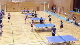 ＳＳＰ杯　卓球女子　２回戦　佐賀西－致遠館