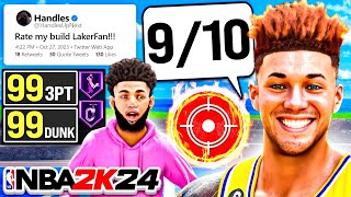 CAN MY VIEWERS MAKE GOOD BUILDS IN NBA 2K24..?