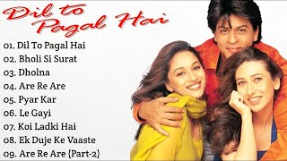 Dil To Pagal Hai Movie All Songs || Shahrukh Khan & Madhuri Dixit & Karisma Kapoor || MUSICAL WORLD