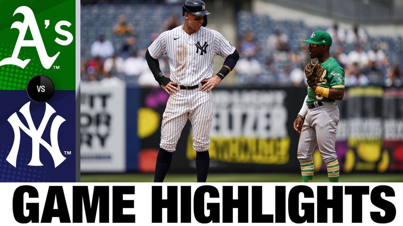 Athletics Vs. Yankees Game Highlights (6/19/21) | MLB Highlights - YouTube