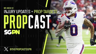 NFL Week 12 Injury News & Updates + Player Prop Targets