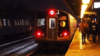 MTA NYC Subway Z train (R179) leaving Kosciuszko St