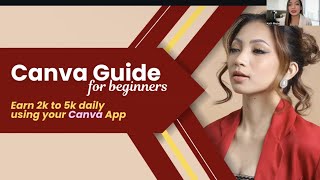 Paano kumita using CANVA kahit beginner at walang experience? | Kath Mejia