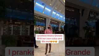 Omg I met her🤩🤩🤩#arianagrande #prank #funny #meet #dream #concert #viral #omg