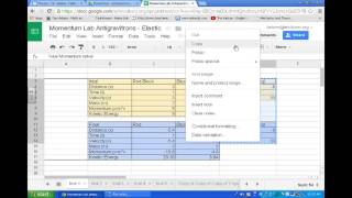 Google Spreadsheets How to Copy and Paste Values and Formulas