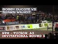 Street Outlaws 2021 No Prep Kings - Tucson Dragway: Invitational Rd 3, Bobby Ducote vs Shawn Wilhoit