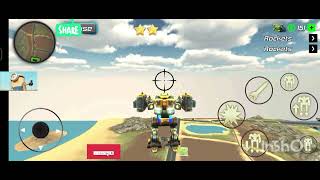 (Shantanugame) Rope wing Hero enter in Robert mode for kids