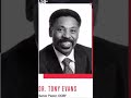 Tony Evans Steps Down As Pastor from Ministry Due to Unnamed Sin Issue