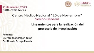 Lineamientos para la realización del protocolo de Investigación