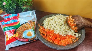 HANYA 3 BAHAN ‼️ Resep Mie Goreng Pedas Simple dan Nikmat 🔥🍜