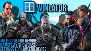 MASTER WINDOWS EMULATOR ON ANDROID - WINLATOR SETTINGS EXPLAIN / WINLATOR GUIDE