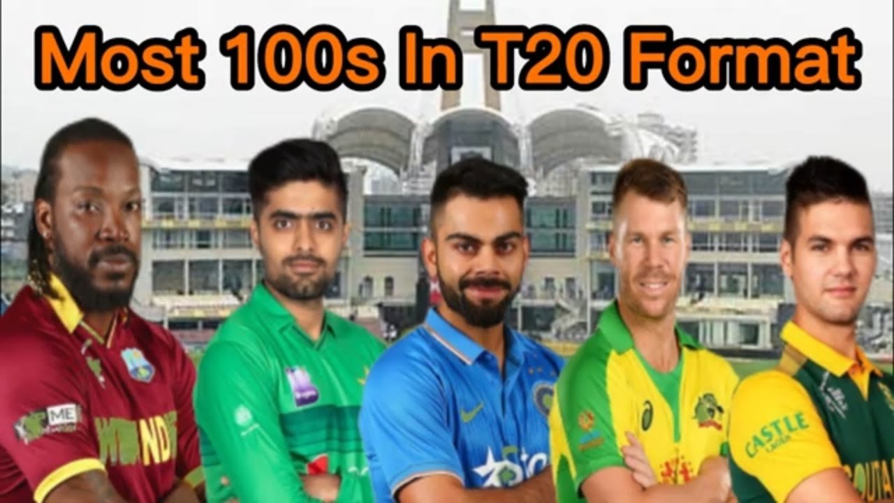 Most 100 In T20 Cricket | Most T20 Centuries | T20 Batting Records ...