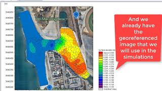 Step 1 | Image to Georeferencing with Mike 21's Image Rectifier app | Hydrodynamics of a body water.