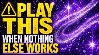 ⚠️ WHEN NOTHING IN YOUR LIFE IS WORKING… PLAY THIS ONCE