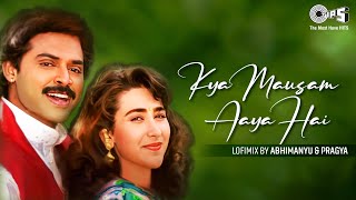 Kya Mausam Aaya Hai - Lofi Mix | Anari | Karisma Kapoor | Udit Narayan, Sadhana Sargam | 90's Hits