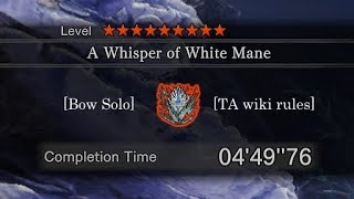 MHW | PC | AT Kirin Bow Solo 4'49\