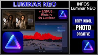 Luminar NEO Skylum FR infos et bonus histoire de Luminar | Tutoriels Eddy Kinol