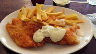 イギリス・ロンドンのフィッシュアンドチップスの有名店　ゴールデンハインド　Fish \u0026 Chips at The Golden Hind  73 Marylebone Lane, London