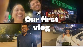 FOODIE ADVENTURES BEGIN! | Coulson's Pure Veg Restaurant, Bandra | Couples' First Vlog