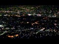 甲府盆地の夜景 山梨県民の森展望台より