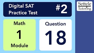 Digital SAT 2, Math Module 1, Question 18 (xy-plane)