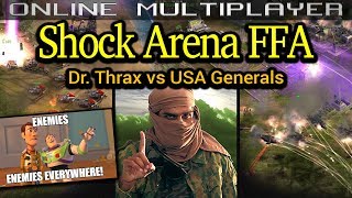 Instant-Shock Arena FFA - Toxin General - Pro Rules | C\u0026C Generals Zero Hour | No Commentary