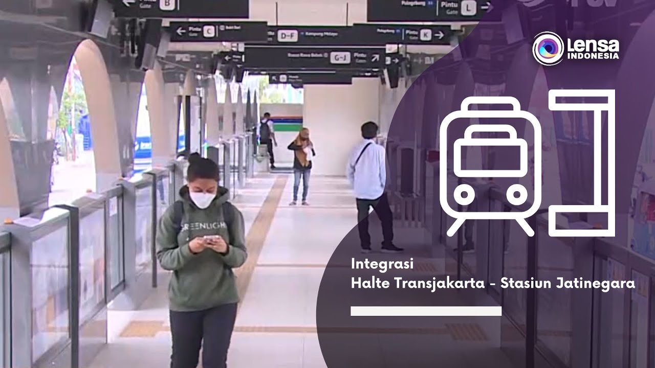 Integrasi Halte Transjakarta - Stasiun Jatinegara - YouTube