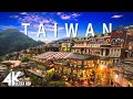 FLYING OVER TAIWAN (4K UHD) - Relaxing Music Along With Beautiful Nature Videos - 4K Video Ultra HD