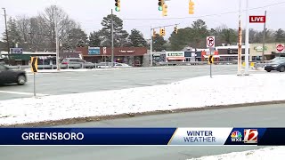 WXII's Christine Cruz gives update on winter weather from Greensboro