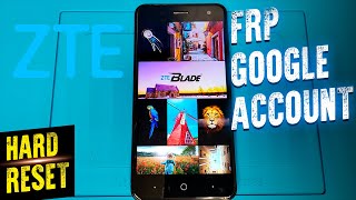 ZTE Blade V8 FRP GOOGLE ACCOUNT RESET