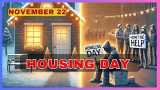 [November 22nd] Everyone Deserves a Home: The Significance of Housing Day