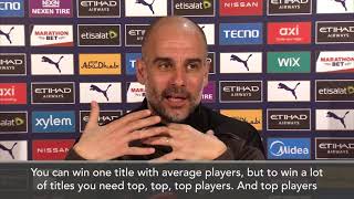 'I wasn't sarcastic' Pep - Man Utd, Barca, Real have all bought their success too