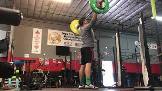 Muscle Snatch plus Overhead Squat