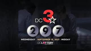 DC LOTTERY Midday 09/15/2021